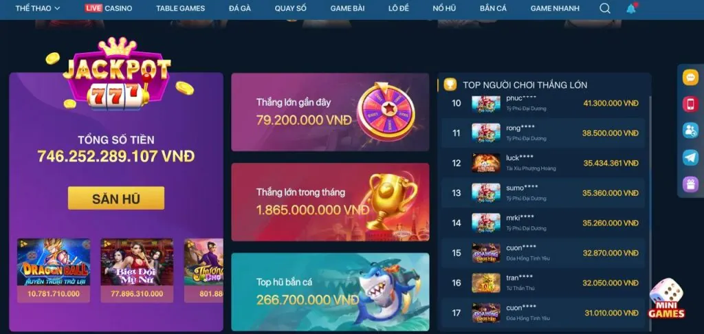 Hình ảnh chương trình VIP và phần thưởng độc quyền GA567